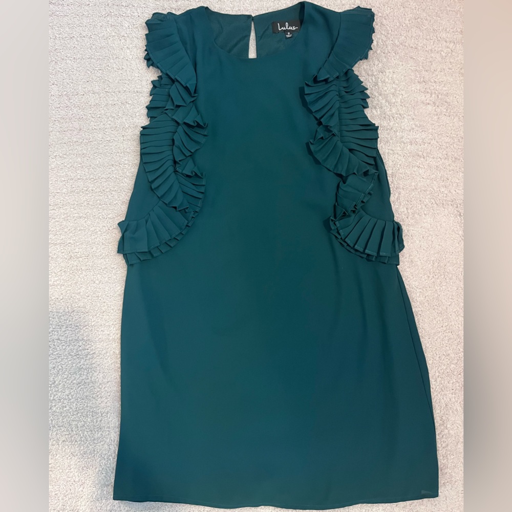 Emerald Green Lulu’s Dress - Picture 2 of 4